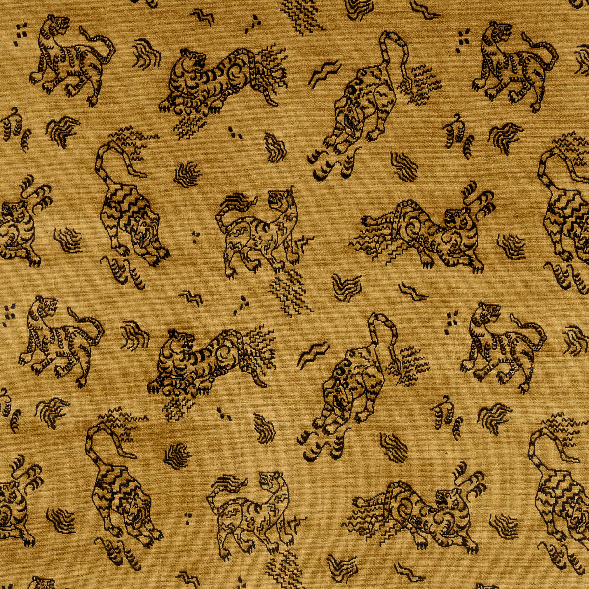 Schumacher Kinabalu Velvet Gold Fabric 82170