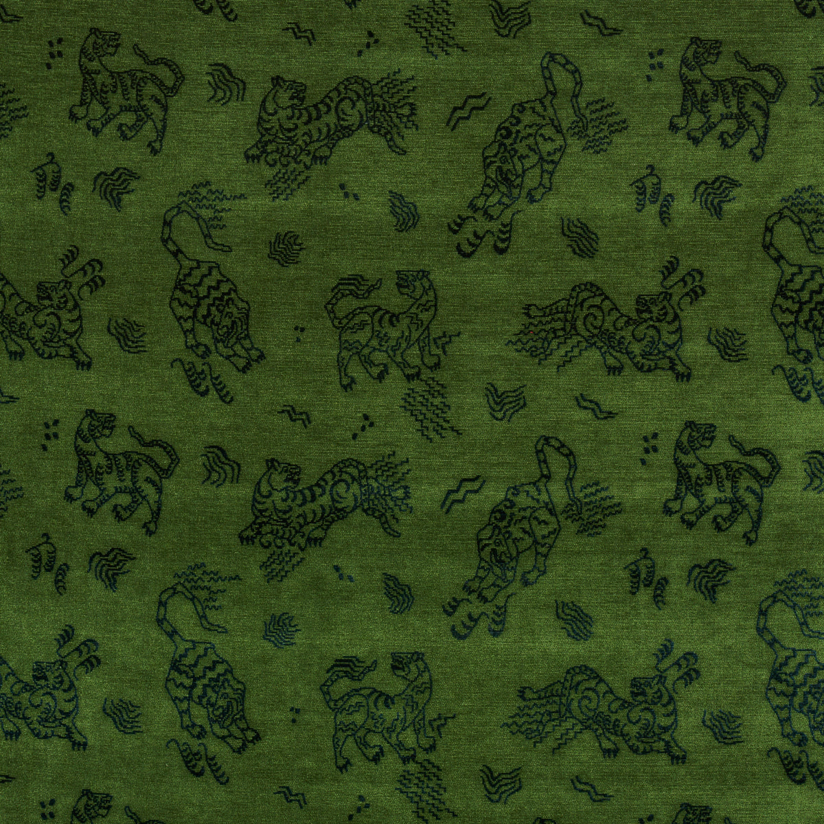 Schumacher Kinabalu Velvet Emerald Fabric 82171