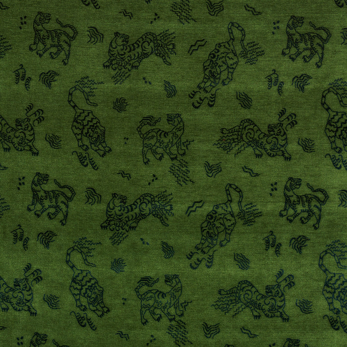 Schumacher Kinabalu Velvet Emerald Fabric 82171