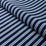 Schumacher Benson Stripe Épinglé Navy Fabric Sample 82180