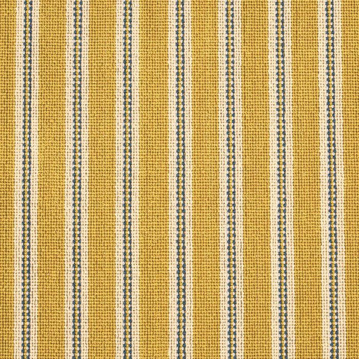 Schumacher Benson Stripe Épinglé Saffron Fabric Sample 82182