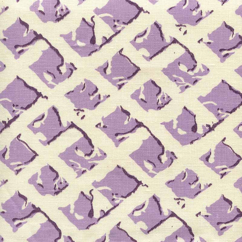 China Seas Twigs Lavender Purple Fabric 8220-06