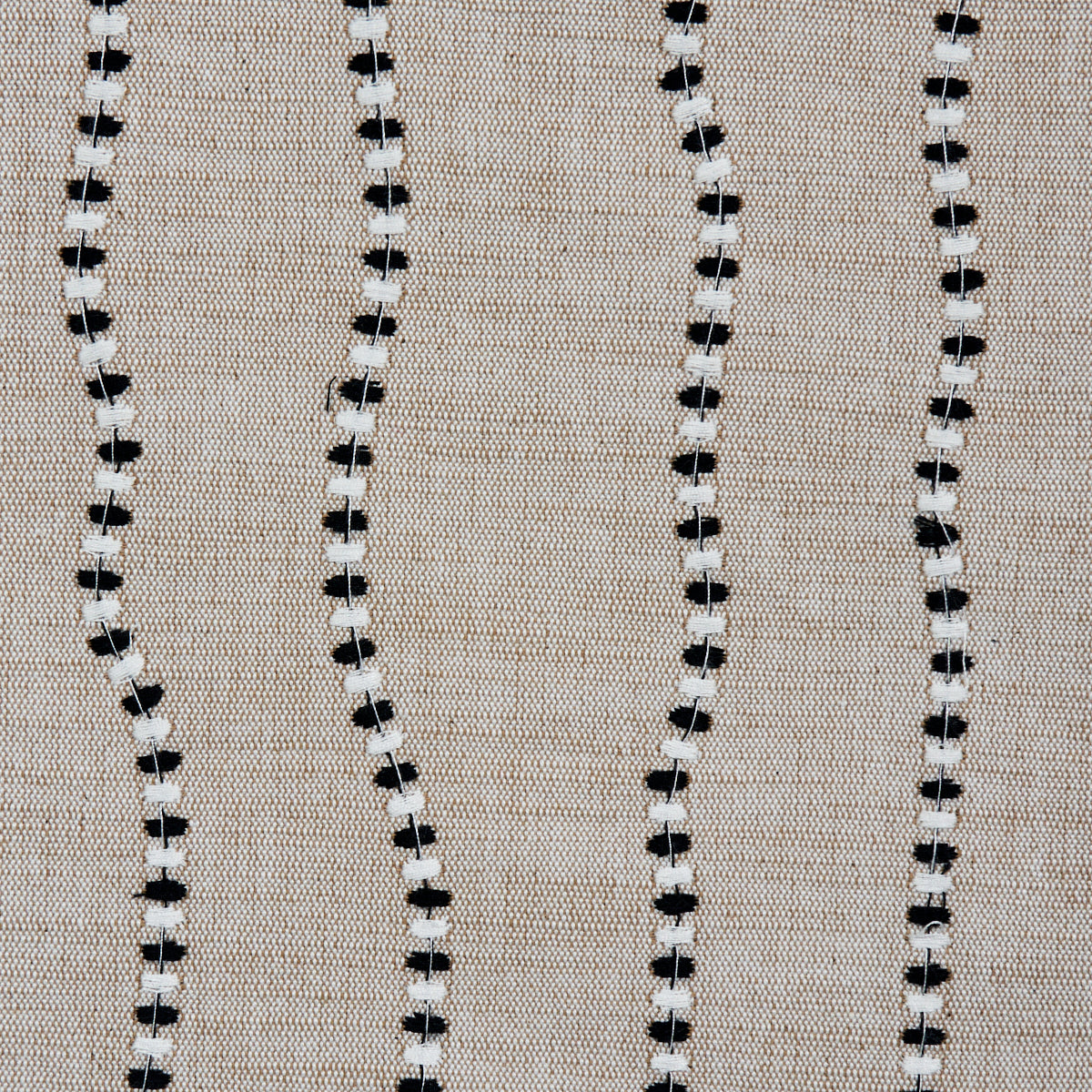 Schumacher Elodie Embroidery Natural Fabric 82230