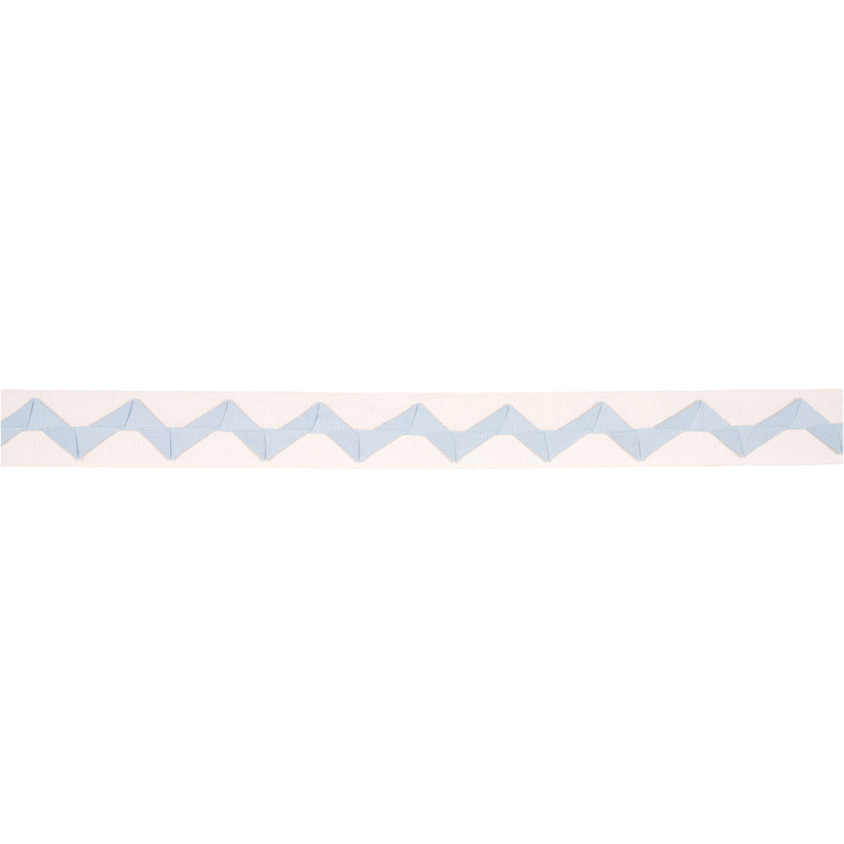 Schumacher Lazare Applique Tape Sky On Ivory Trim 82240