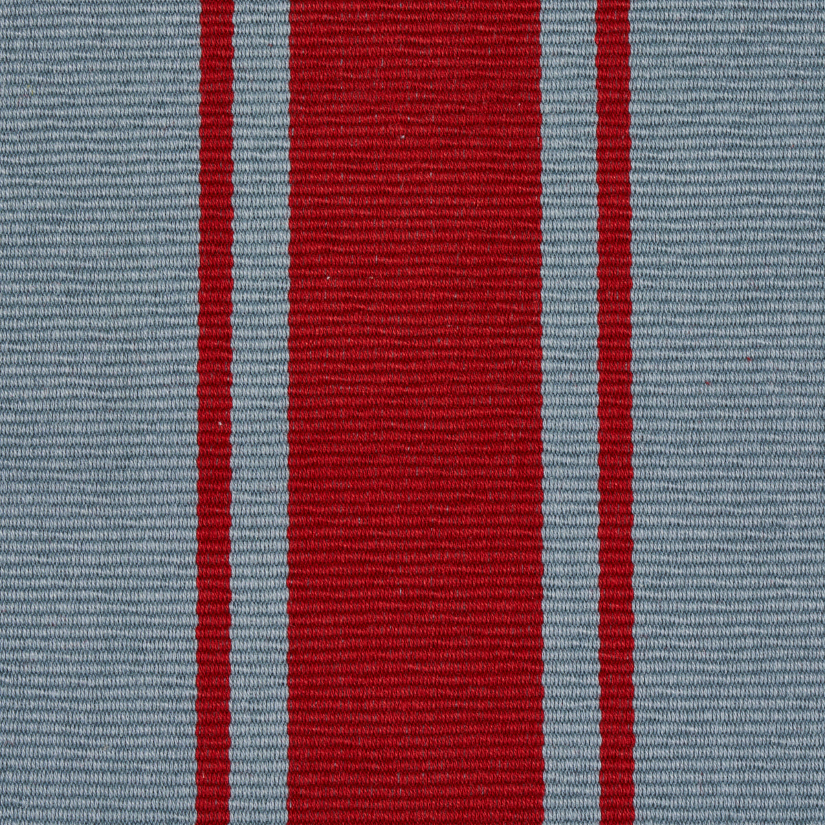 Schumacher Tangier Stripe Teal & Red Fabric 82272