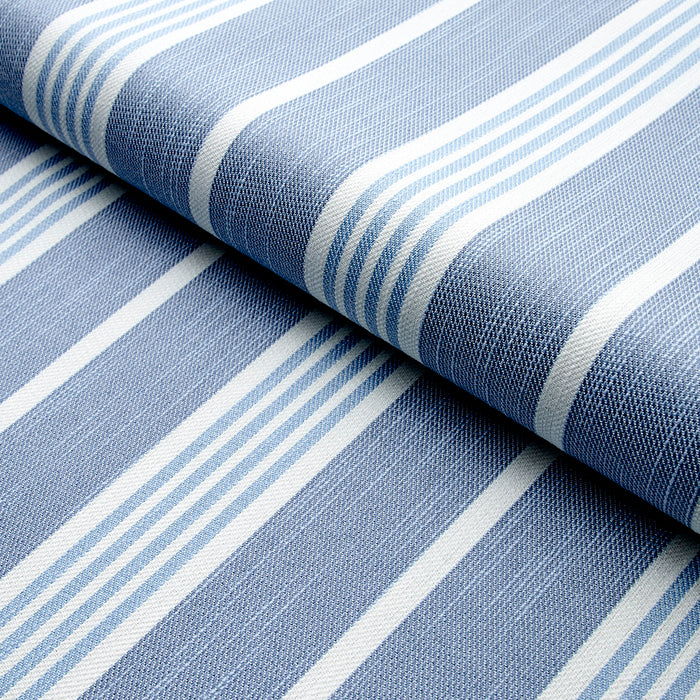 Schumacher Hampton Stripe Indoor/Outdoor Pool Fabric 82301