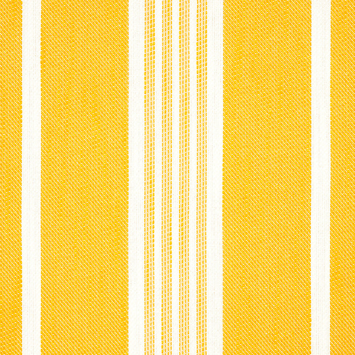 Schumacher Hampton Stripe Indoor/Outdoor Canary Fabric 82303