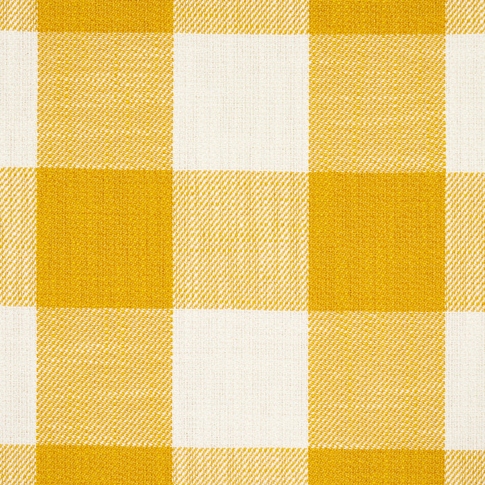 Schumacher Picnic Indoor/Outdoor Canary Fabric Sample 82322