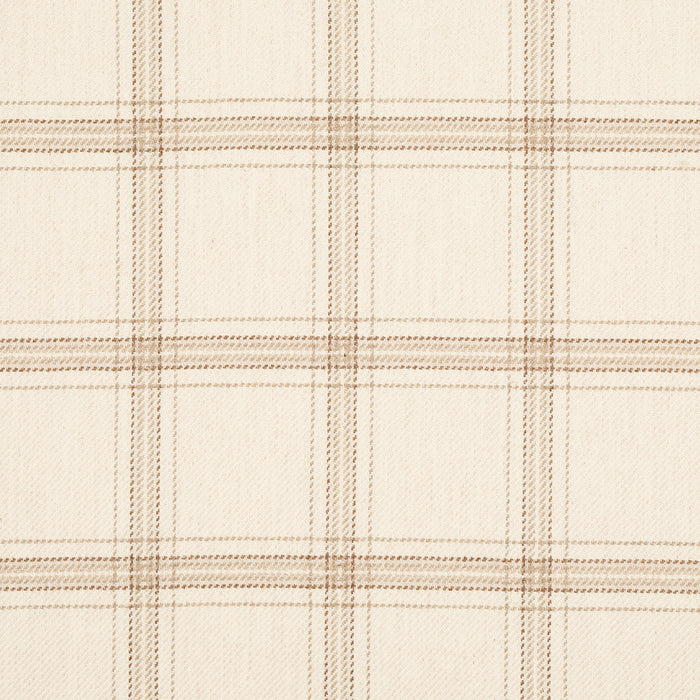 Schumacher Blackburn Merino Plaid Ivory Fabric 82340