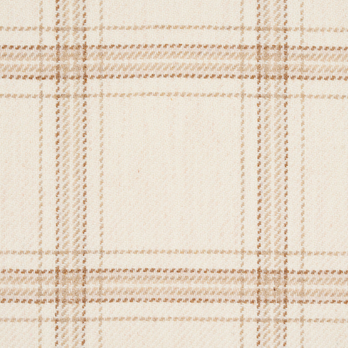 Schumacher Blackburn Merino Plaid Ivory Fabric Sample 82340