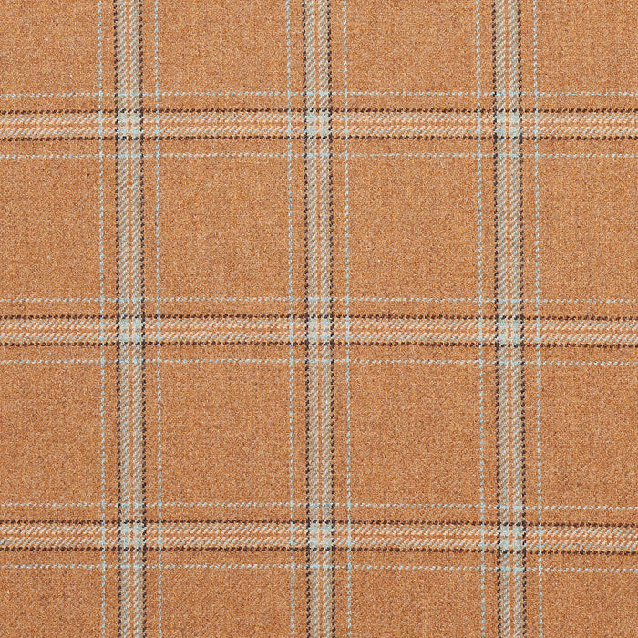 Schumacher Blackburn Merino Plaid Camel Fabric 82341