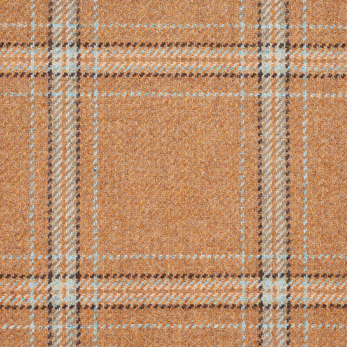 Schumacher Blackburn Merino Plaid Camel Fabric Sample 82341