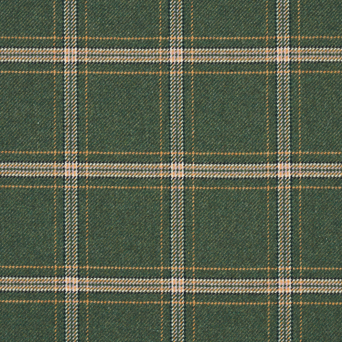 Schumacher Blackburn Merino Plaid Green Fabric Sample 82343