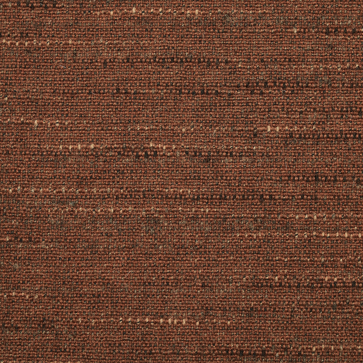 Schumacher Atlas Wool Texture Dark Copper Fabric 82361