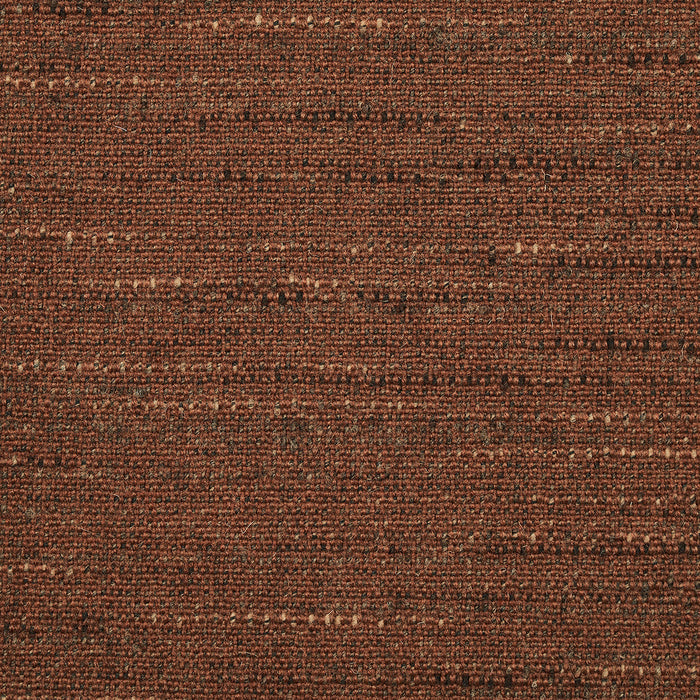 Schumacher Atlas Wool Texture Dark Copper Fabric Sample 82361