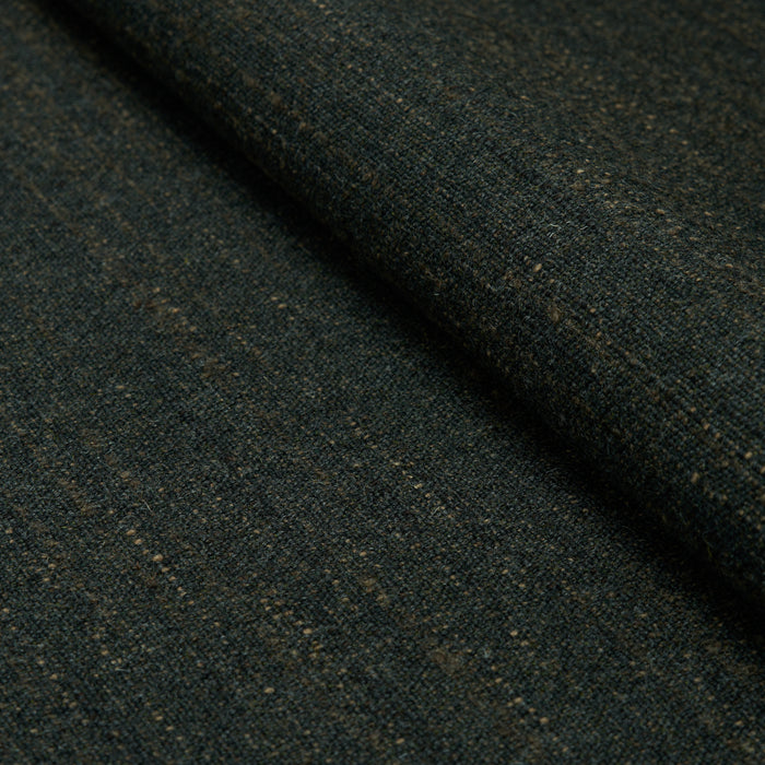 Schumacher Atlas Wool Texture Charcoal Fabric 82362