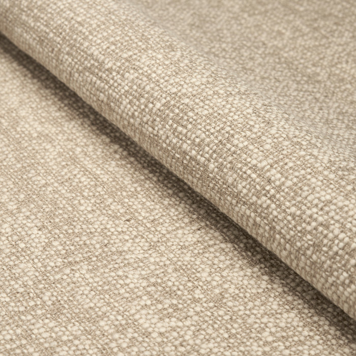 Schumacher Beacon Linen Wool Texture Natural Fabric Sample 82370