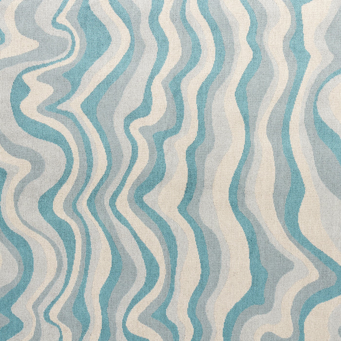 Schumacher Swirl Velvet Mineral Fabric Sample 82410