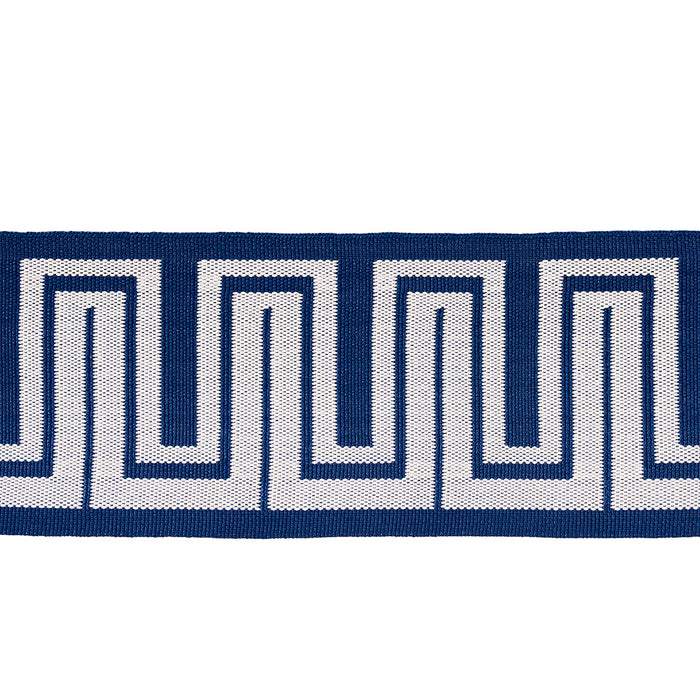 Schumacher Zeus Indoor/Outdoor Tape Navy Trim Sample 82443