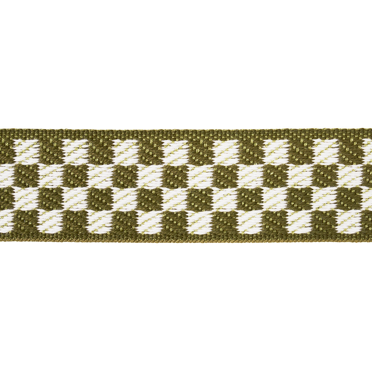 Schumacher Zee Tape Narrow Olive Trim Sample 82491