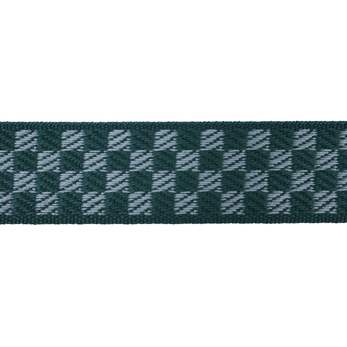 Schumacher Zee Tape Narrow Teal Trim Sample 82492