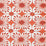 China Seas Barbados Batik Orange Burnt Orange Fabric Sample 8250-05