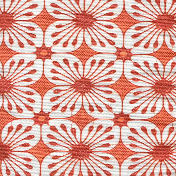 China Seas Barbados Batik Orange Burnt Orange Fabric Sample 8250-05