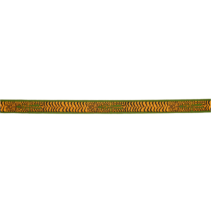 Schumacher Le Tigre Embroidered Trim Green Trim 82511