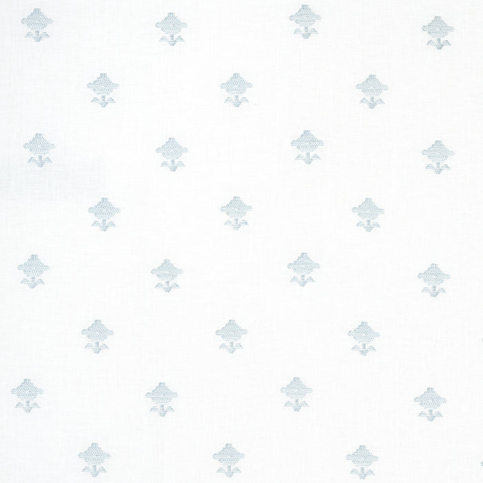 Schumacher Rubia Sheer Sky Fabric 82551