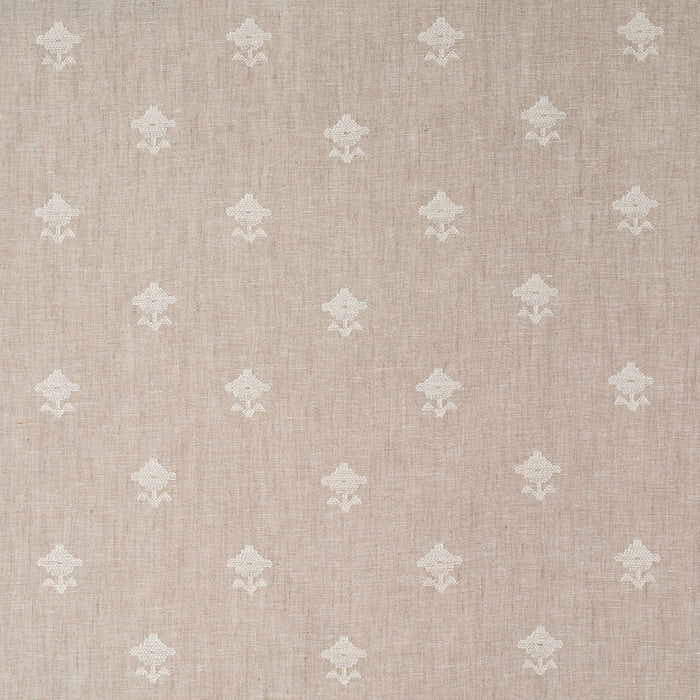 Schumacher Rubia Sheer Natural Fabric 82552