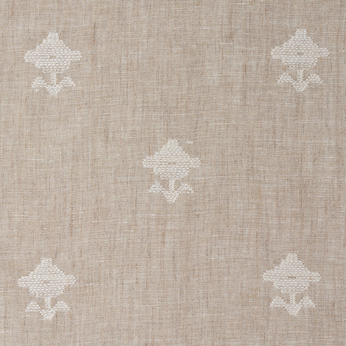 Schumacher Rubia Sheer Natural Fabric 82552