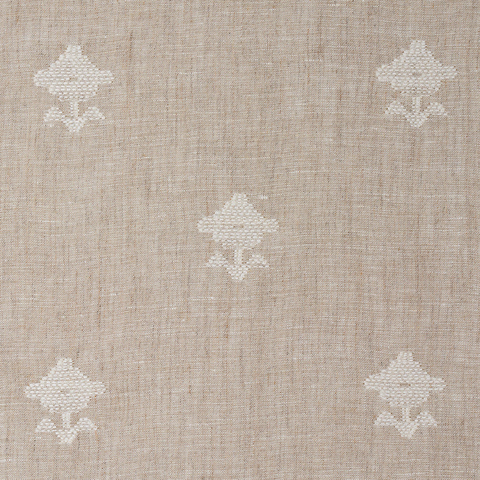 Schumacher Rubia Sheer Natural Fabric 82552