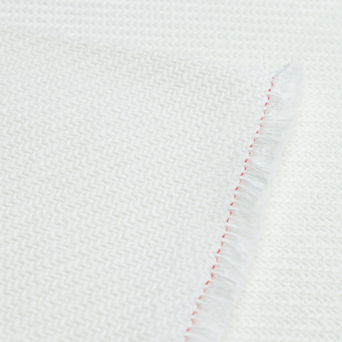 Schumacher Outdoor Heavyweight Twill White Fabric Sample 82580