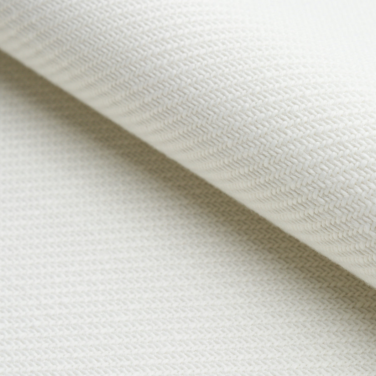 Schumacher Outdoor Heavyweight Twill White Fabric 82580