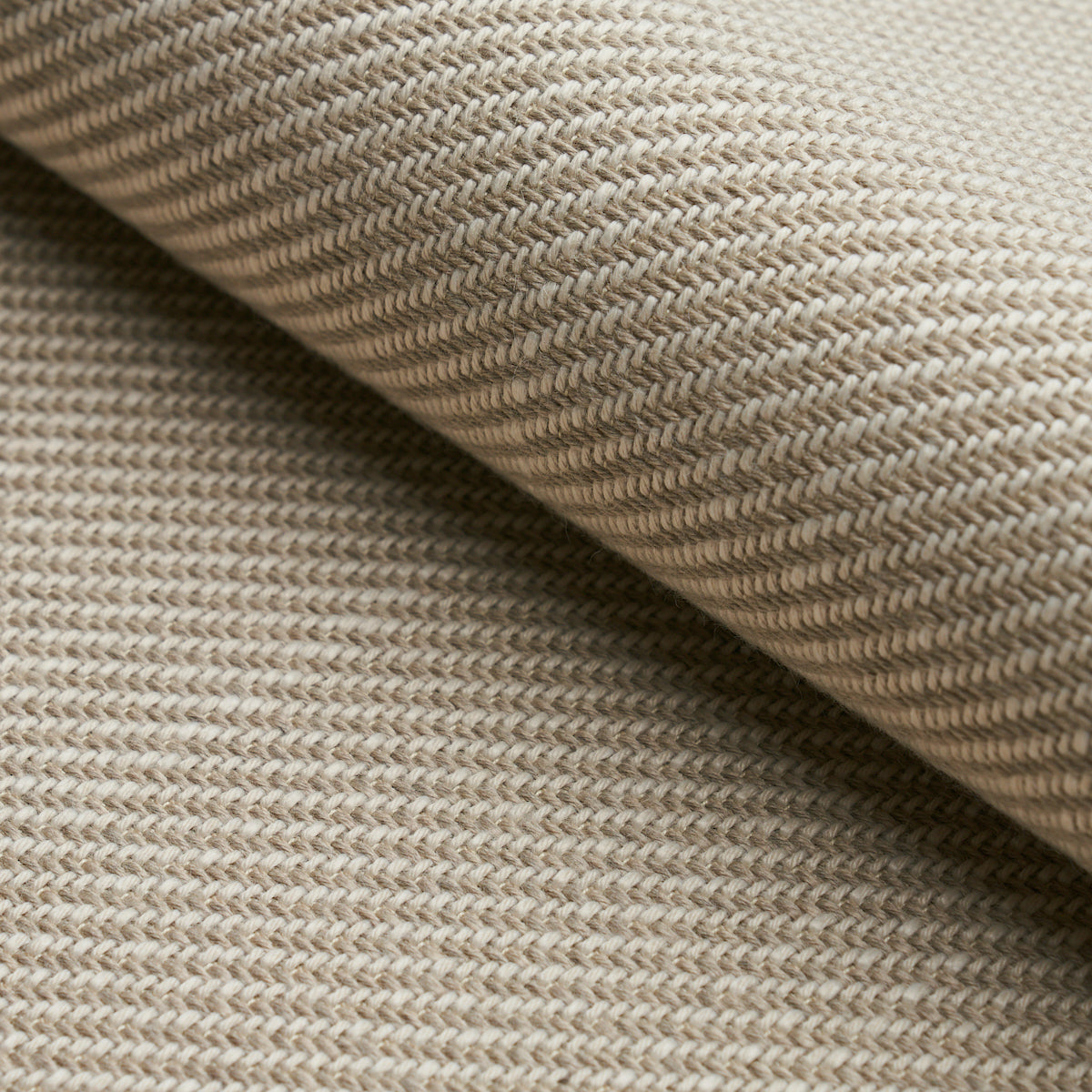 Schumacher Outdoor Heavyweight Twill Neutral Fabric 82581