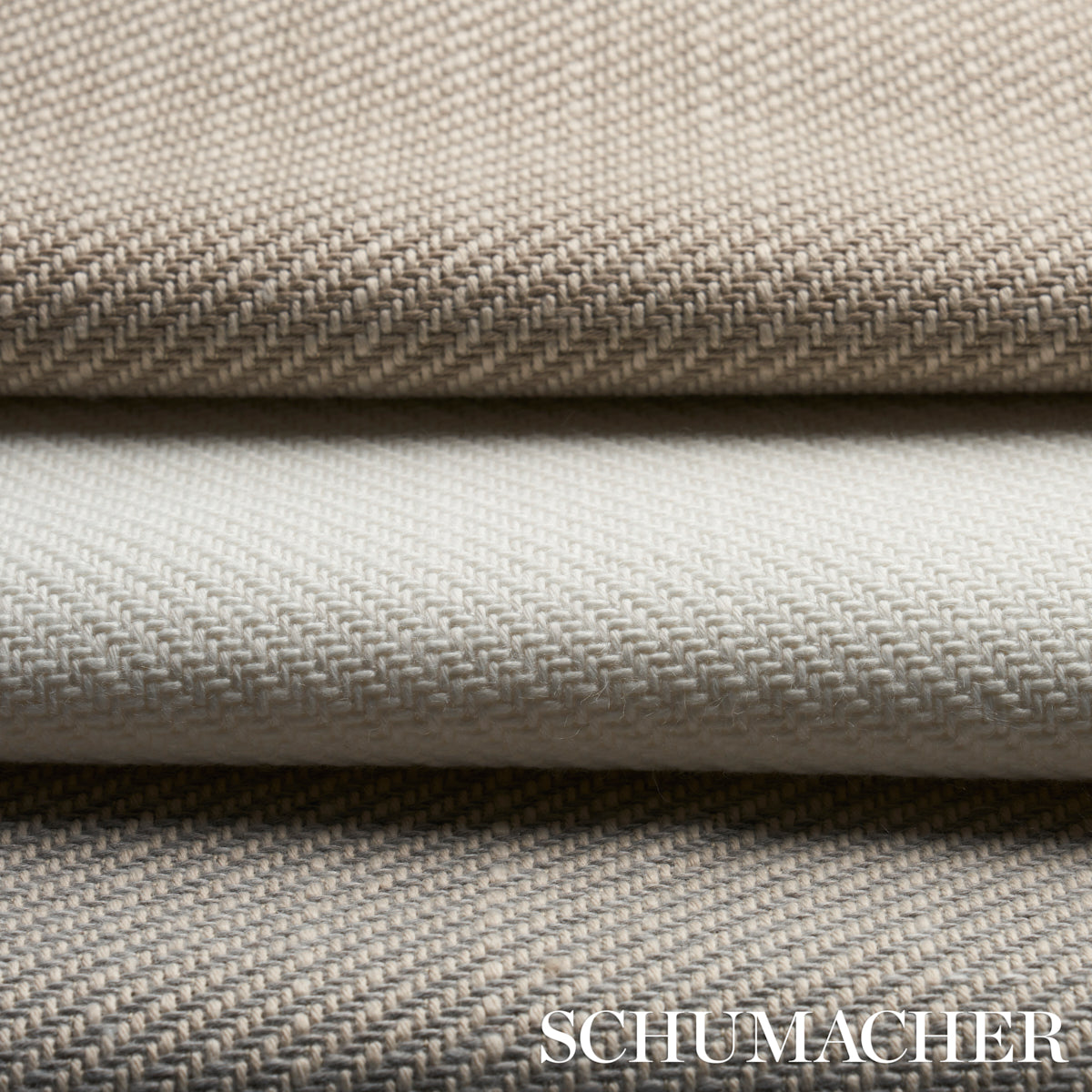 Schumacher Outdoor Heavyweight Twill Grey Fabric Sample 82582