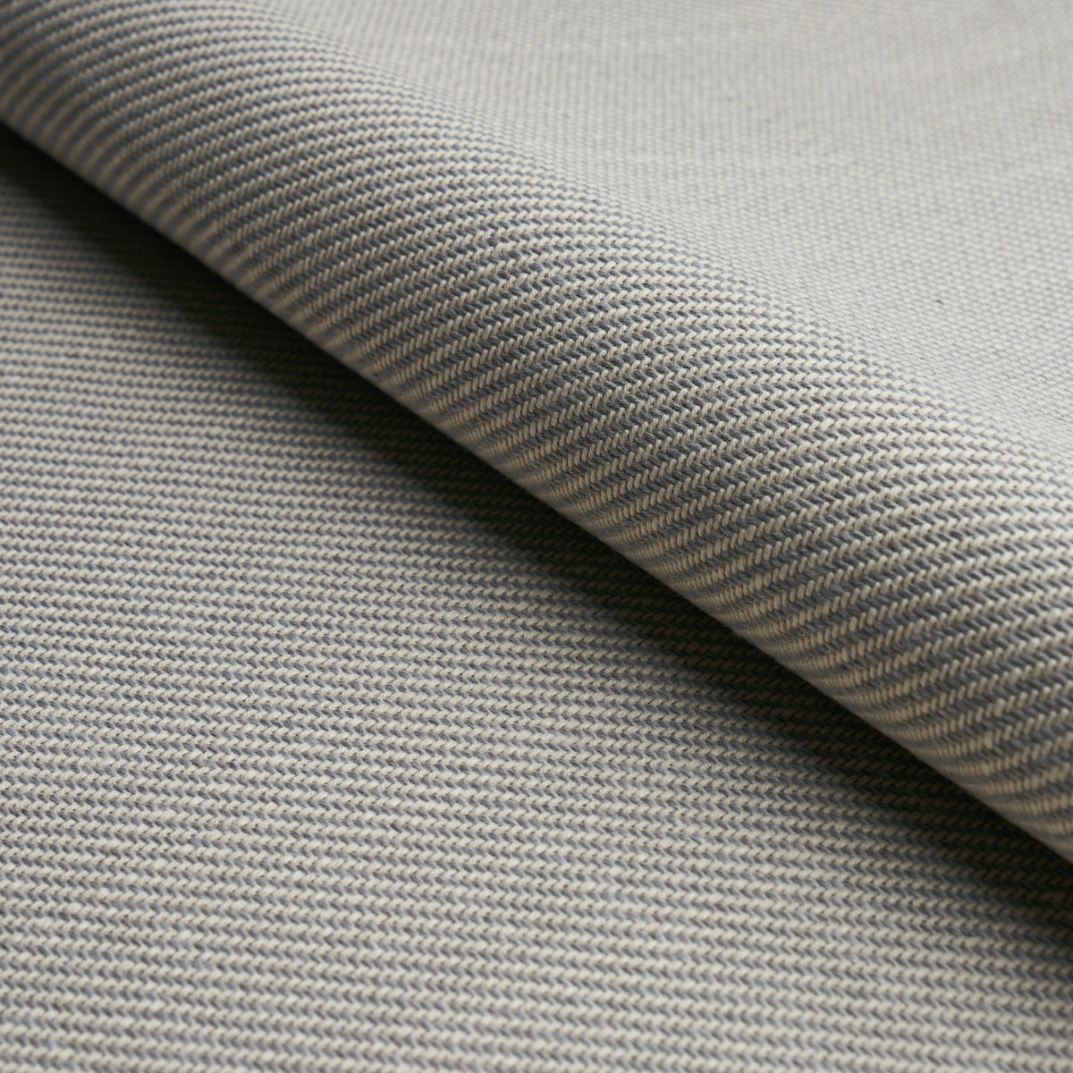 Schumacher Outdoor Heavyweight Twill Grey Fabric 82582