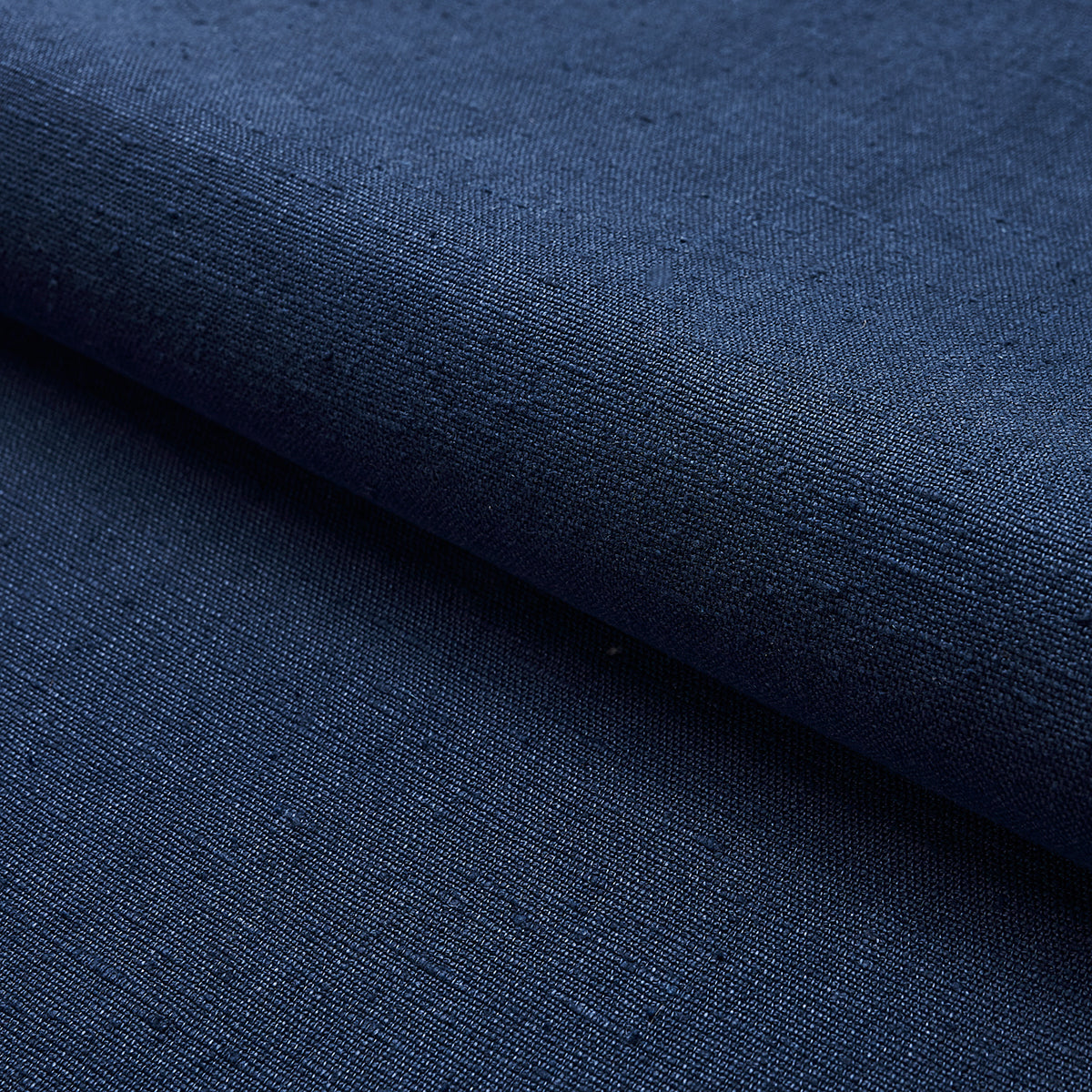 Schumacher Marco Performance Linen Indigo Fabric 82623