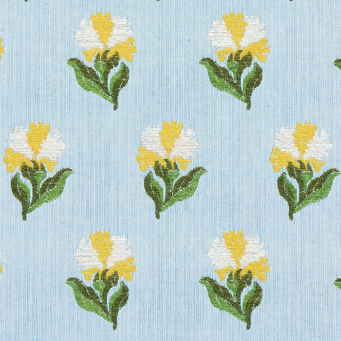 Schumacher Rosina Floral Marigold Fabric Sample 82632