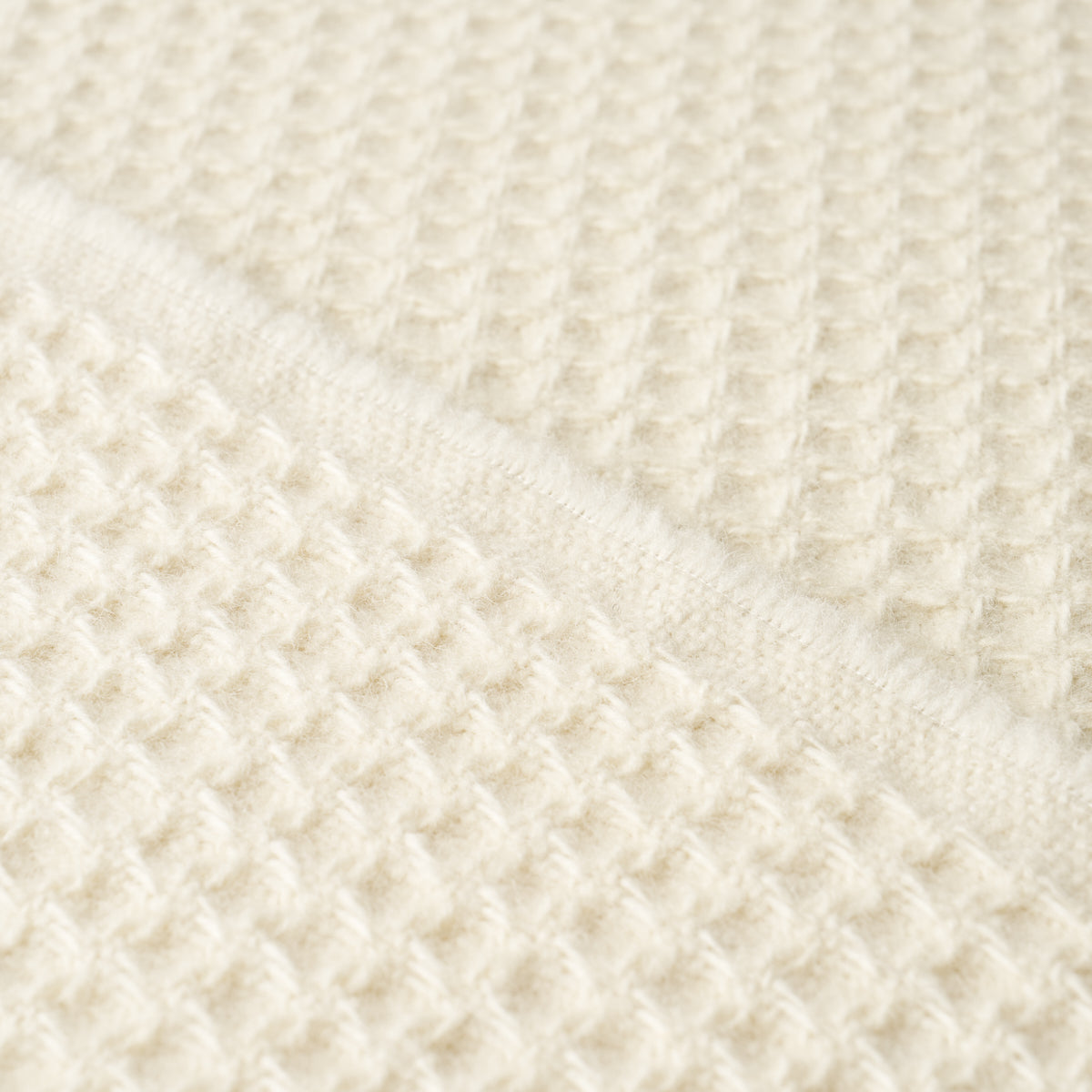 Schumacher Walden Wool Texture Ivory Fabric 82641