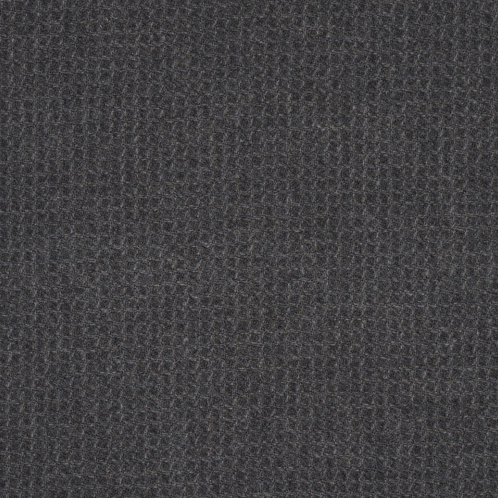 Schumacher Walden Wool Texture Charcoal Fabric Sample 82642