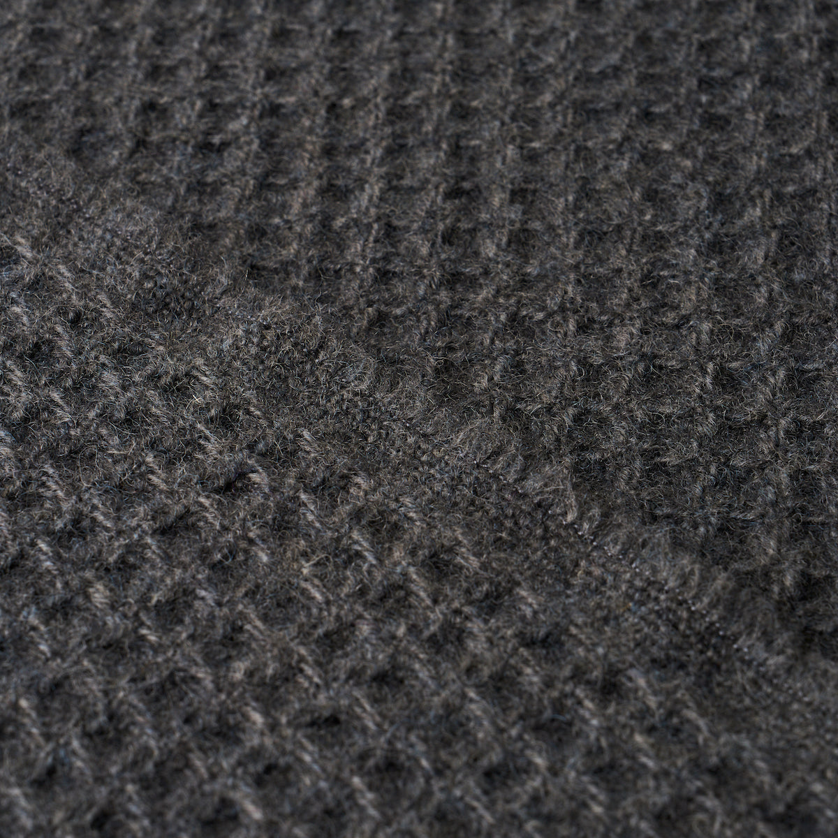 Schumacher Walden Wool Texture Charcoal Fabric 82642