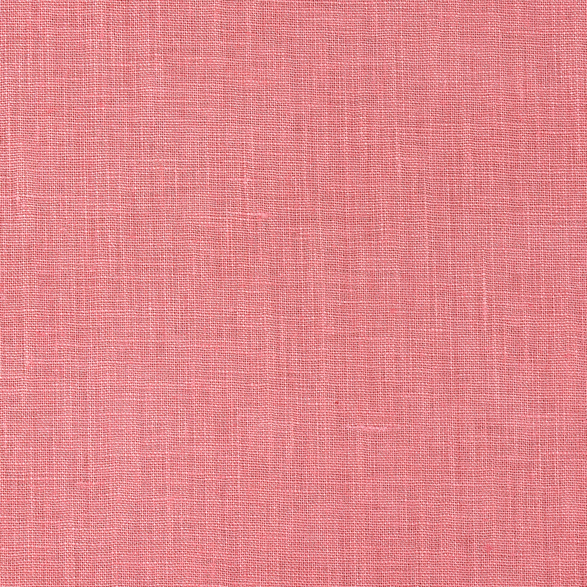 Schumacher Lange Glazed Linen Coral Fabric 82680