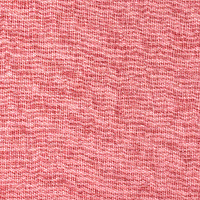 Schumacher Lange Glazed Linen Coral Fabric 82680