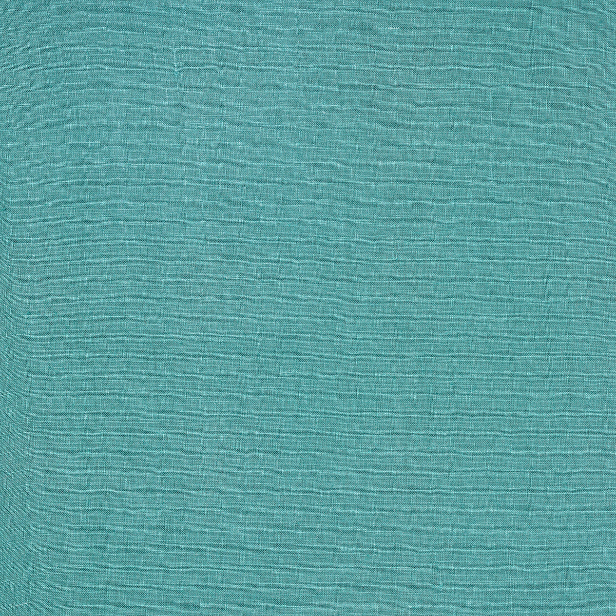 Schumacher Lange Glazed Linen Peacock Fabric 82686