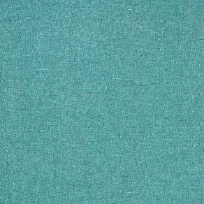 Schumacher Lange Glazed Linen Peacock Fabric 82686