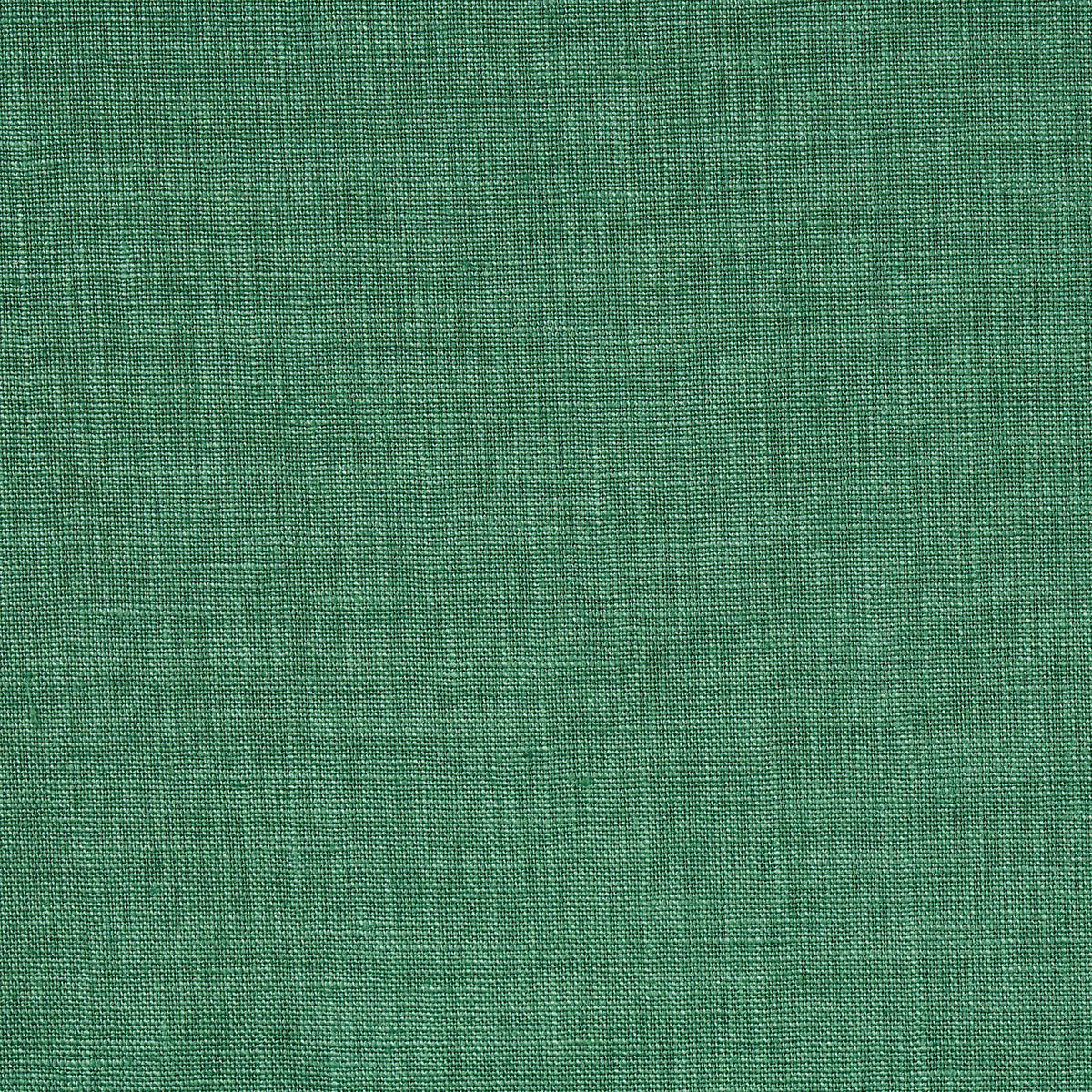 Schumacher Lange Glazed Linen Emerald Fabric 82687