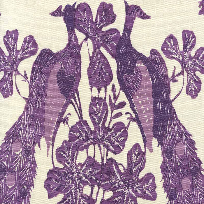 China Seas Peacock Batik Multi Purples Fabric 8270-02