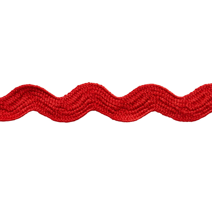 Schumacher Ric Rac Tape Medium Rosso Trim Sample 82713