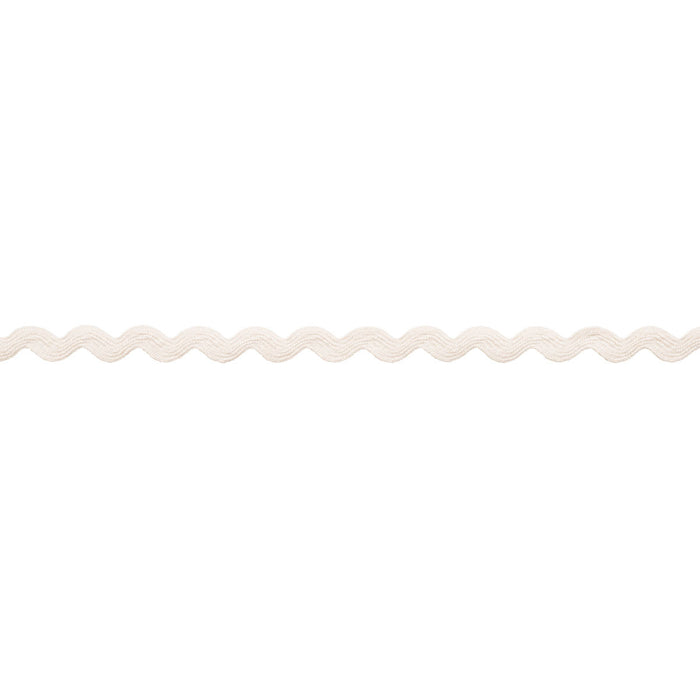 Schumacher Ric Rac Tape Medium Ivory Trim Sample 82715